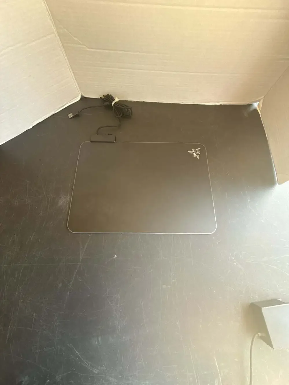 Razer Firefly V2 Hard Surface Gaming Mouse Mat with RGB Chroma Lighting
